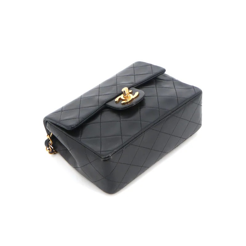 Chanel Matelasse Coco Mark Mini Chain Flap Bag