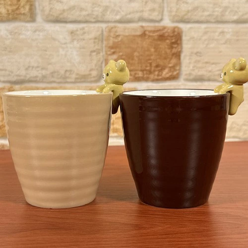 RK 日版 鬆弛熊立體公仔日式茶杯（2款）