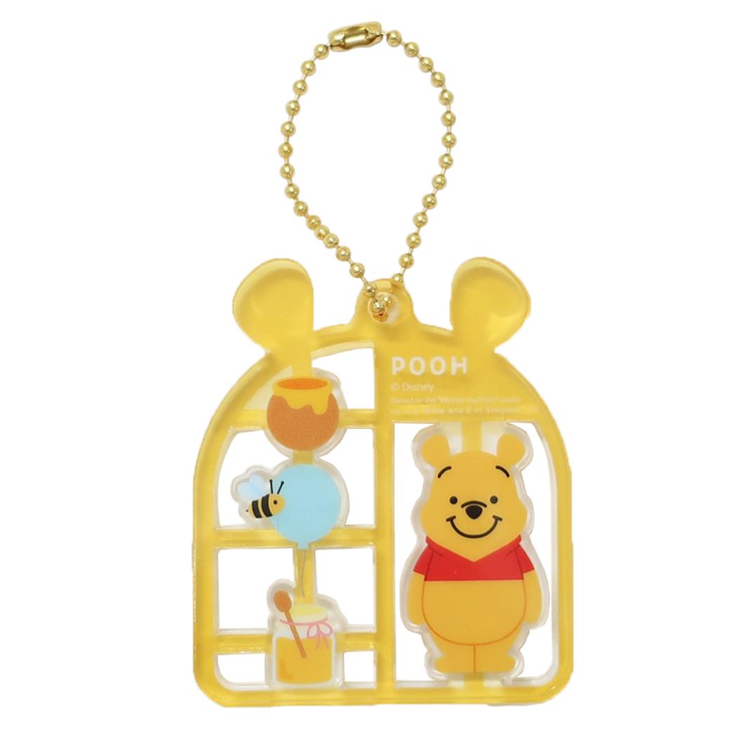 現貨｜Disney Winnie the Pooh 小熊維尼 日版 模型造型 亞加力 鎖匙扣 (DN-5549317PO)
