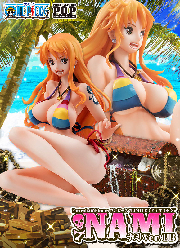 《限量版》Megahouse POP 海賊王 娜美 Nami Ver.BB 泳裝ver. PVC figure