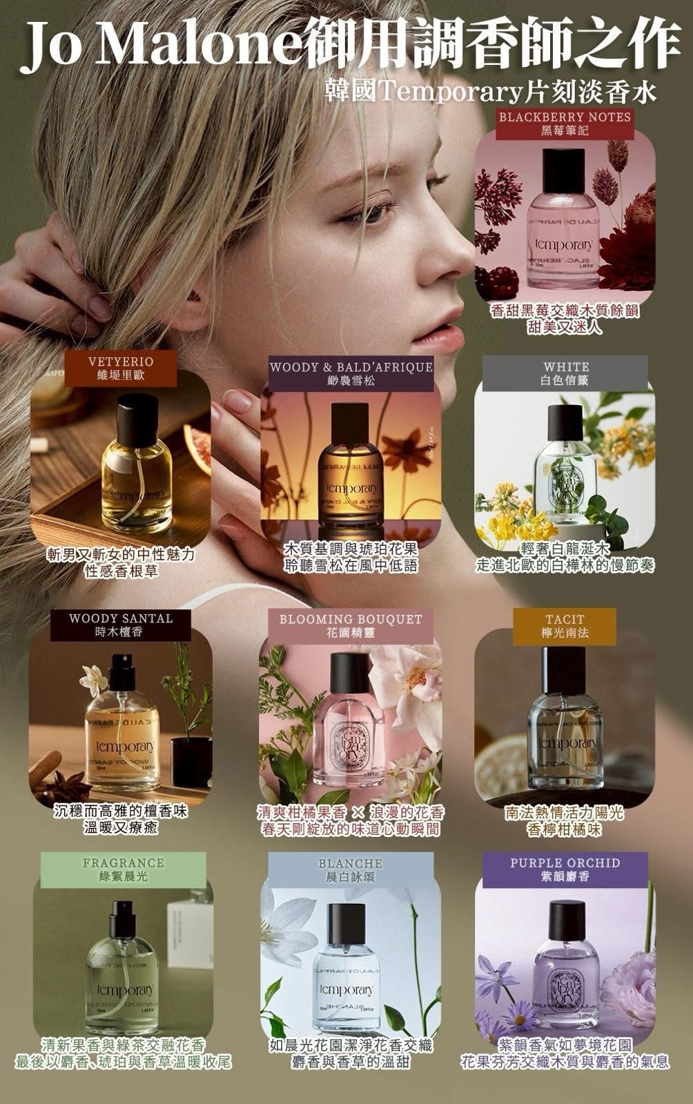 🌸🇰🇷韓國 Temporary 片刻淡香水系列 50ml 約3月中到港