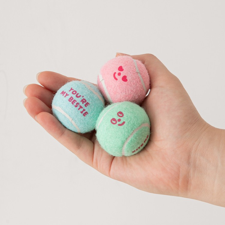 *預購 BiteMe🇰🇷Mini Tennis Balls Toy 3pcs