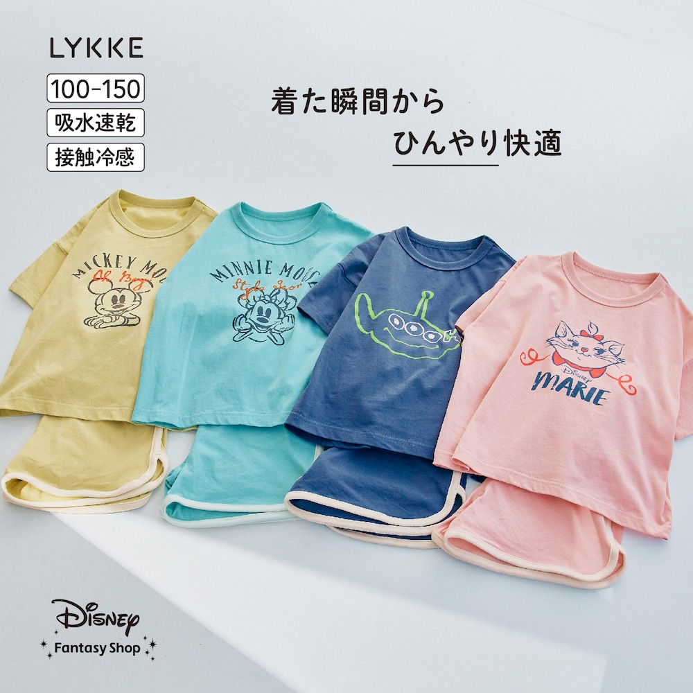 🆕【⭐訂購⭐】🇯🇵日本直送 🌀#Disney 吸汗速乾 接觸涼感 家居服 套裝［4款選］ 🌀[ELFA-0178][260722]