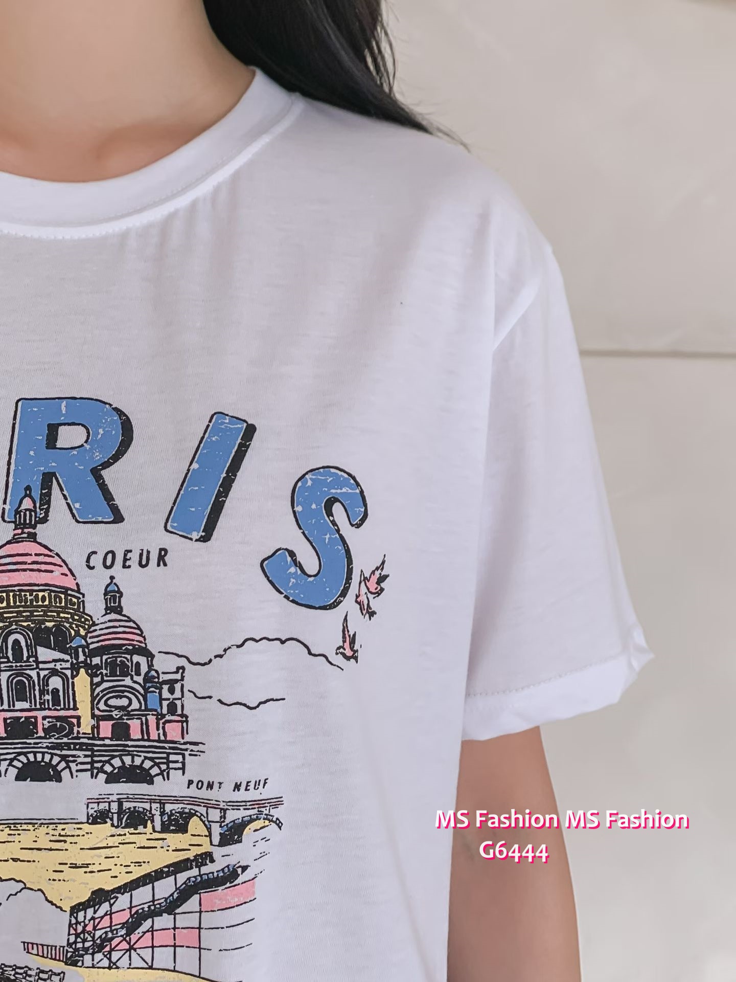 G6444 靚色靚print tee