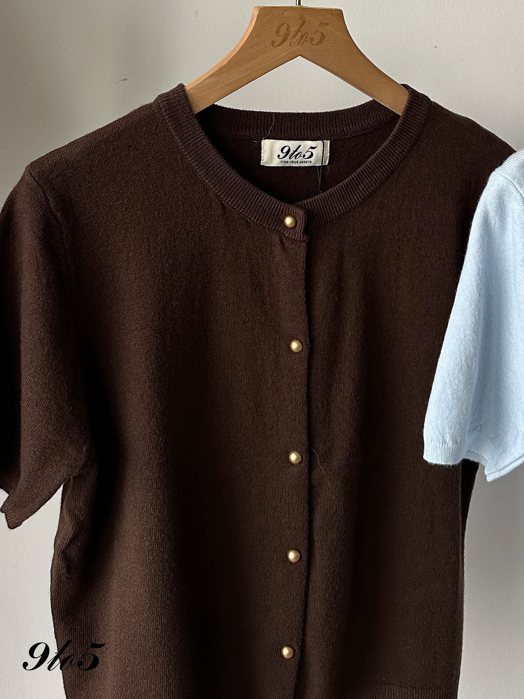 T4288 Short Sleeve Knit Cardigan - 4 Colors