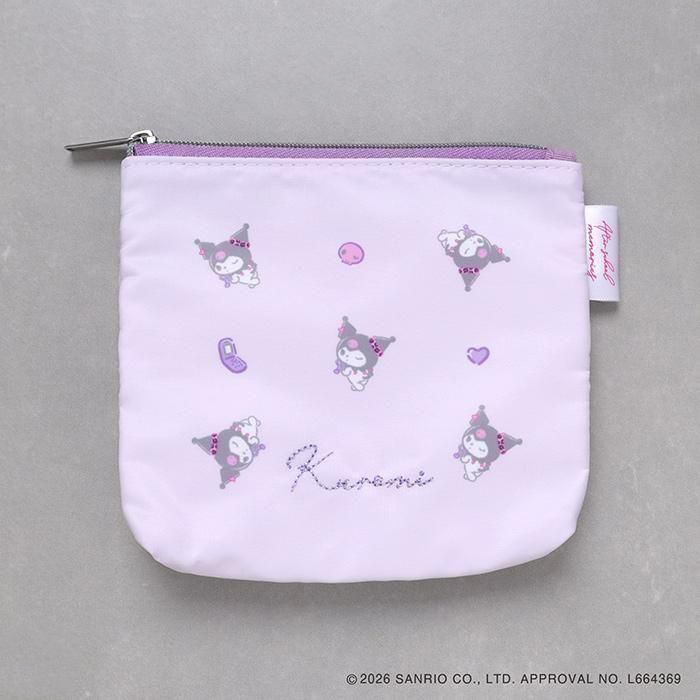 現貨｜Sanrio Kuromi Flowering After school memories系列 日版 化妝袋 紙巾袋 (LSR-P010-B)