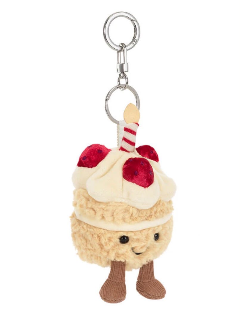 Amuseables Birthday Cake Bag Charm 生日蛋糕鎖匙扣