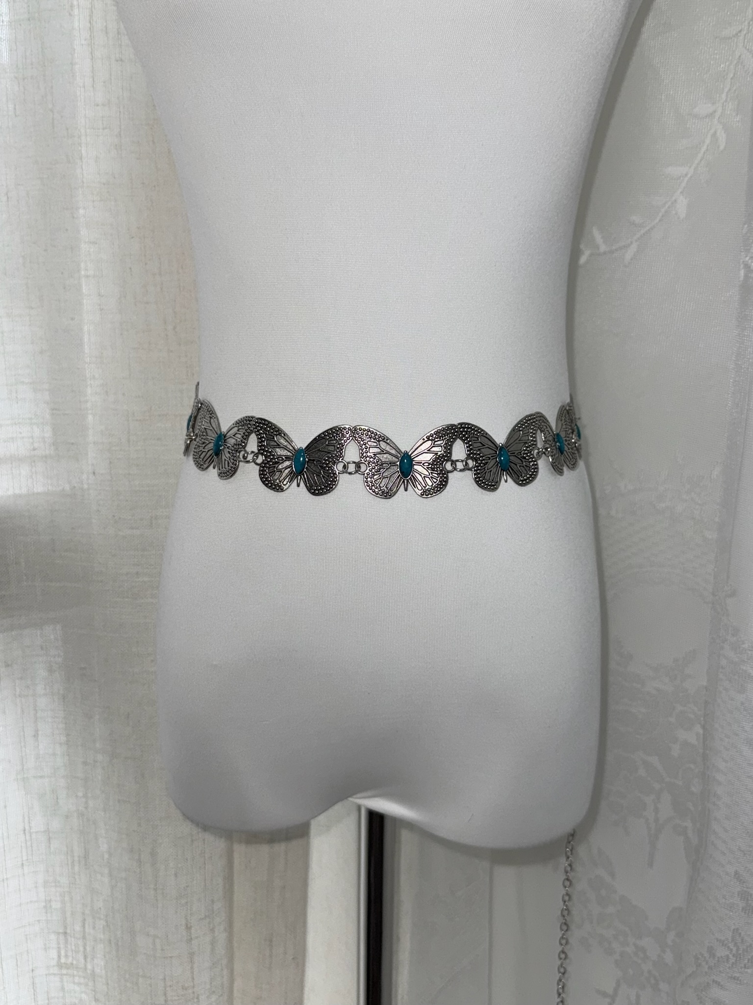 Delicate Winged Jewel Waist Accessory Belt