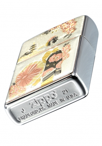 ZBT-5-26H / ZA-5-26h 日本傳統風格-舞子背影 浮世繪舞姬丨防風打火機 | ZIPPO 指定授權經銷商 | 美國製造 | 收藏