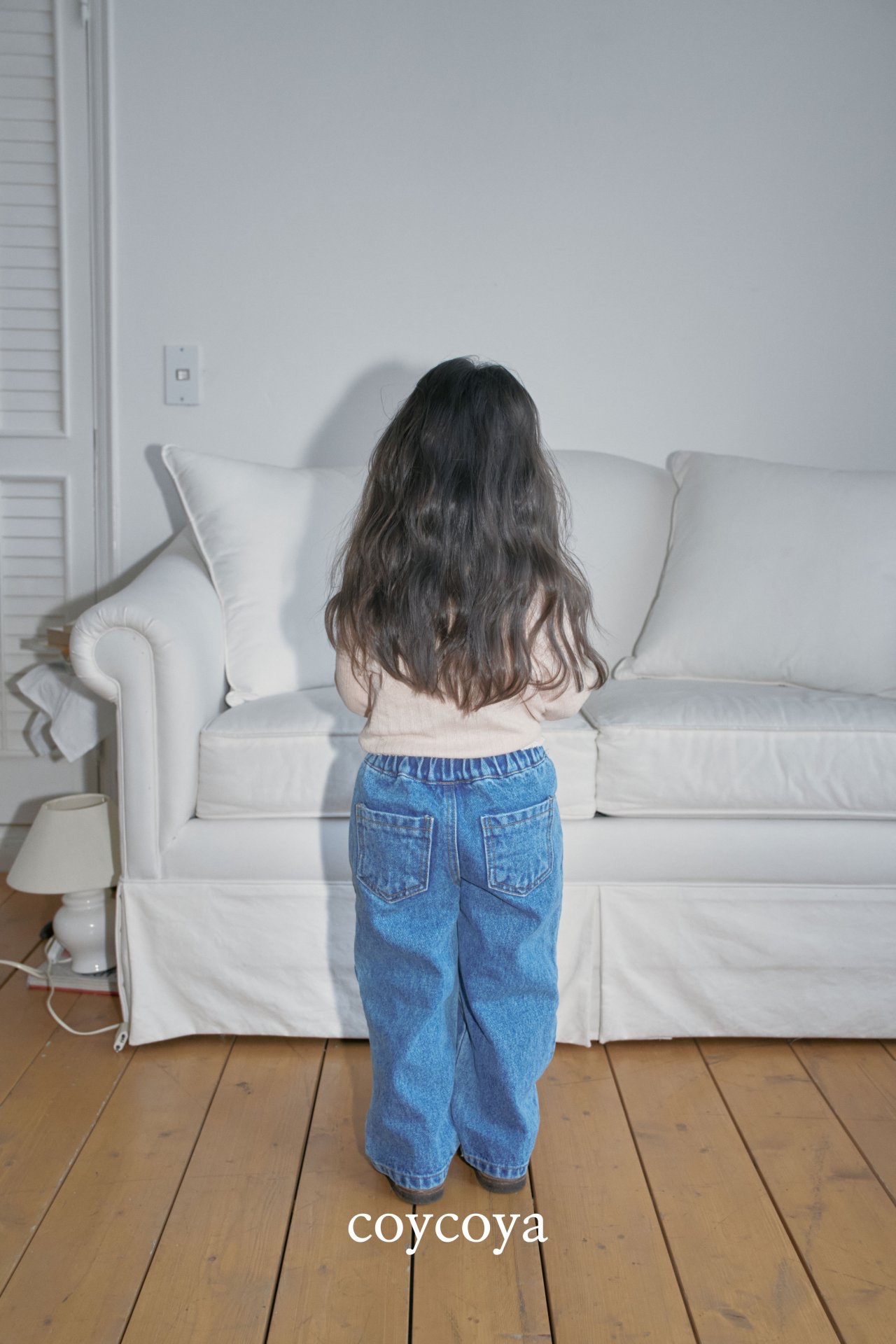 🌸預訂 韓國直送🌸🇰🇷COYCOYA兩色經典百搭直筒牛仔褲