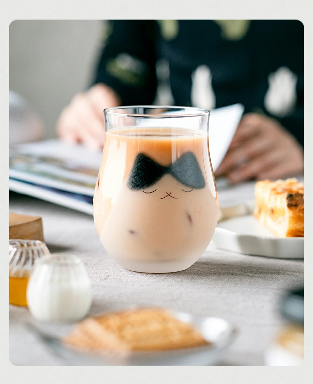 日本製 ADERIA 「我的家人」系列 ✨貓咪玻璃杯