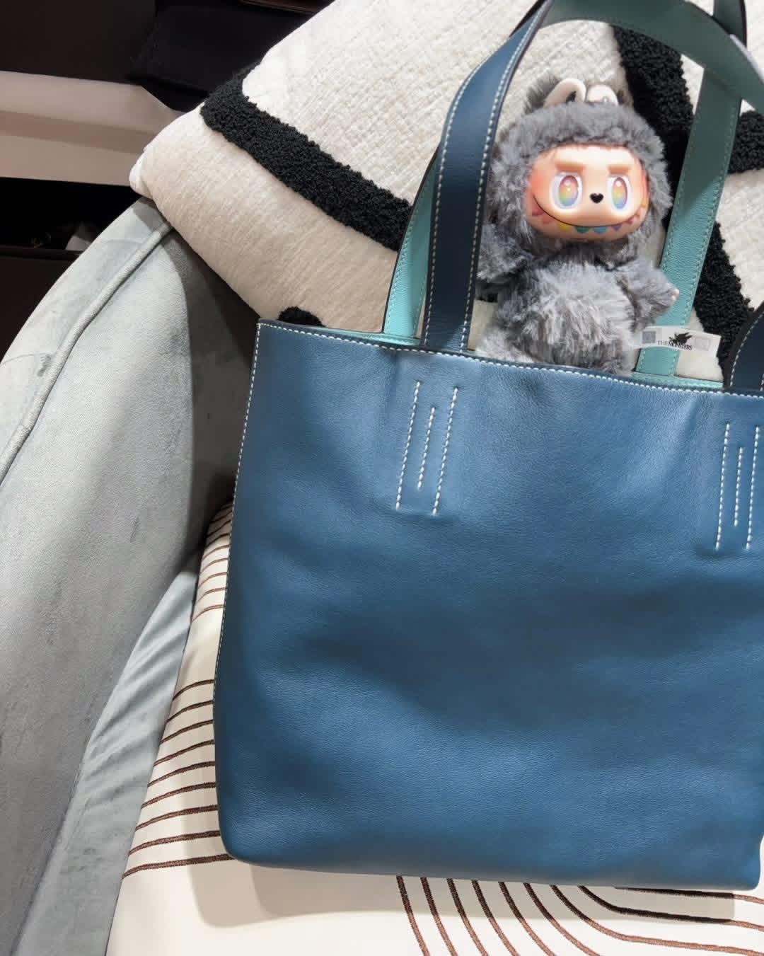 Hermes double sens 28 tote bag STAMP T  100%Authentic ,98%new ✅dust bag 