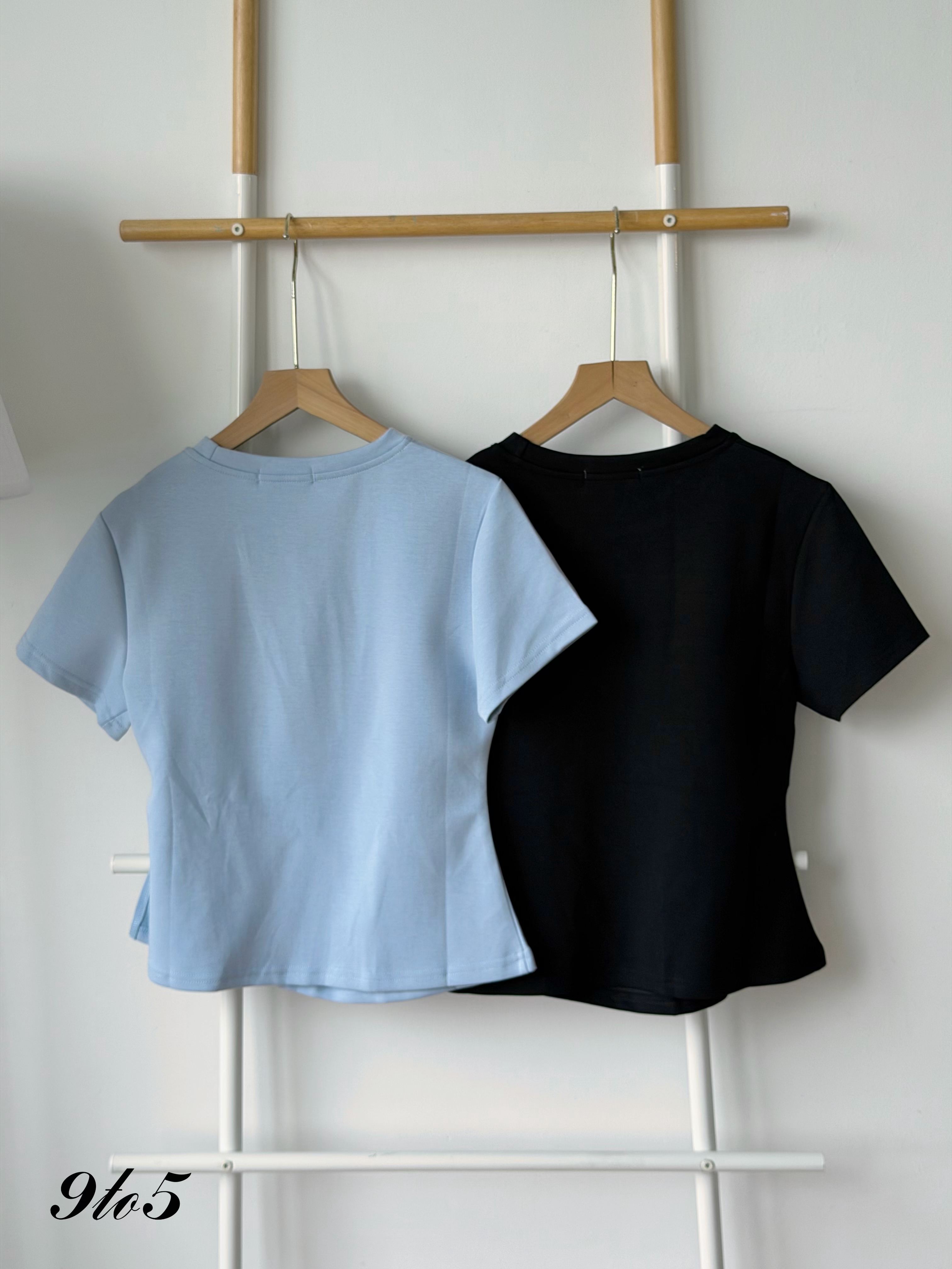 T4460 Side Ruched Peplum Top - 3 Colors 
