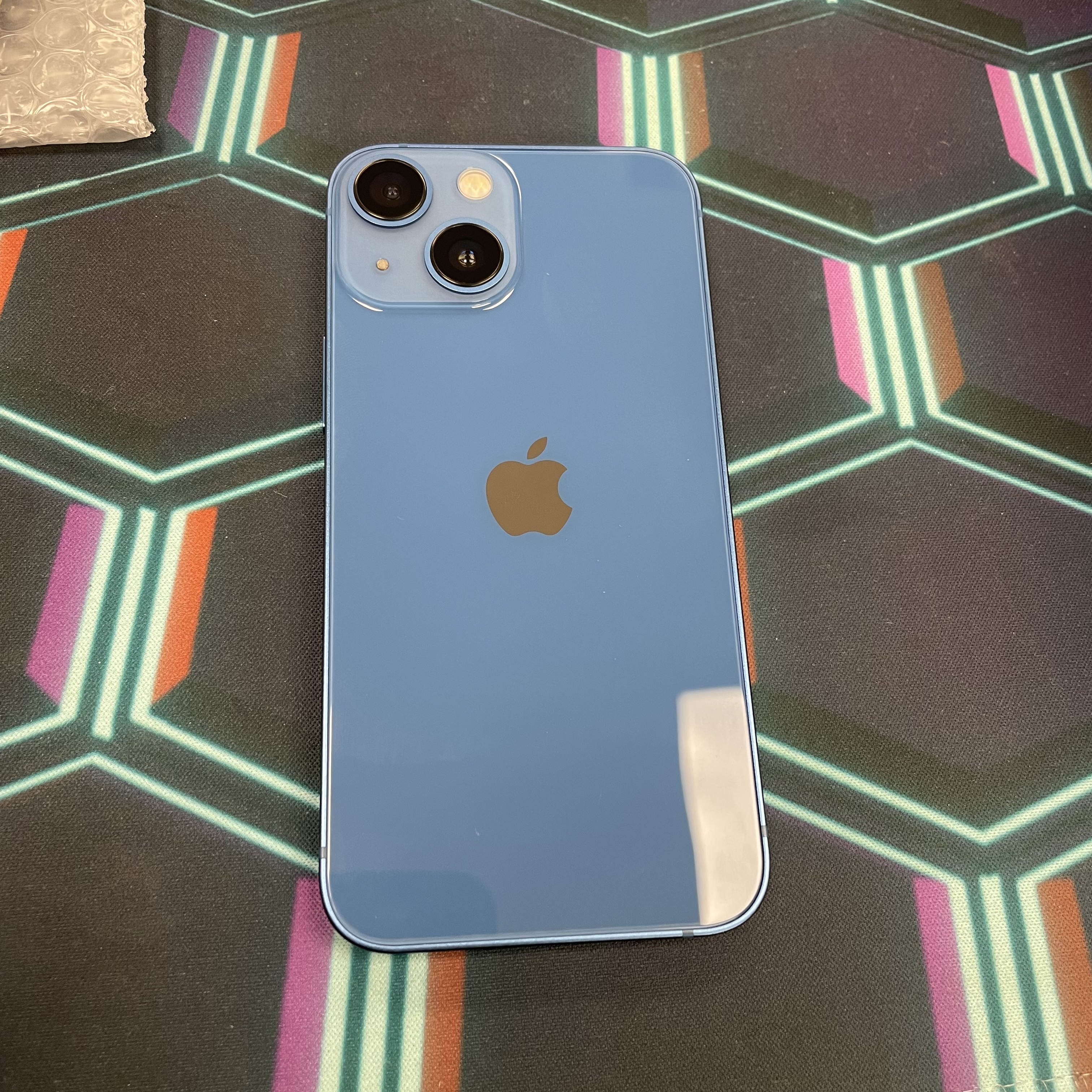 *6996 13 mini 完美機 128GB 電100 藍色 blue