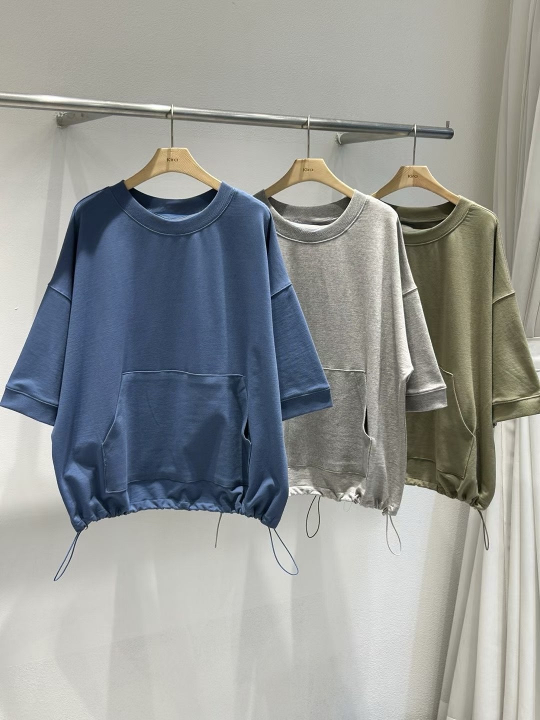 KI OY 外插袋中袖top