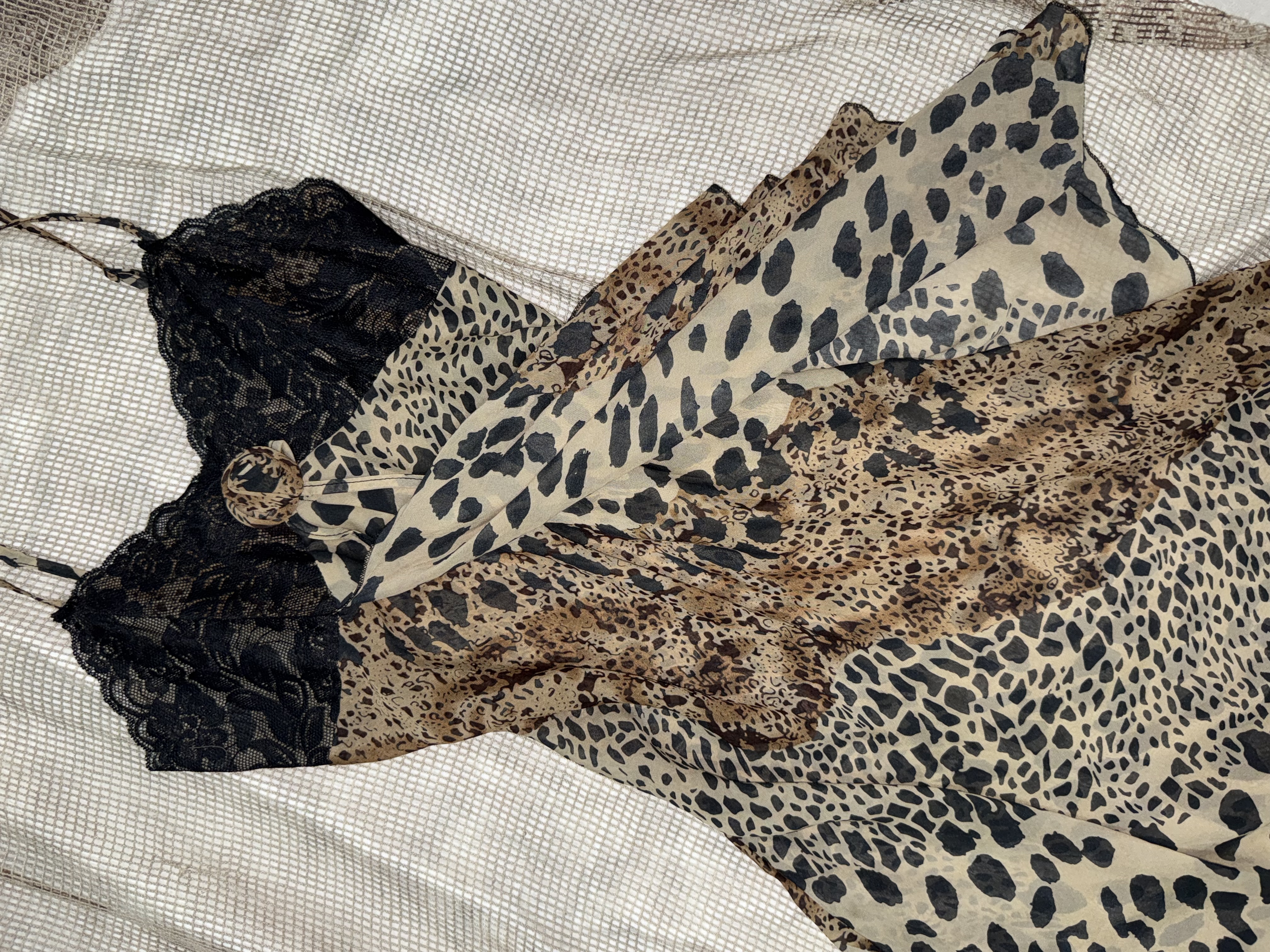 Sleeveless Leopard Print Dress