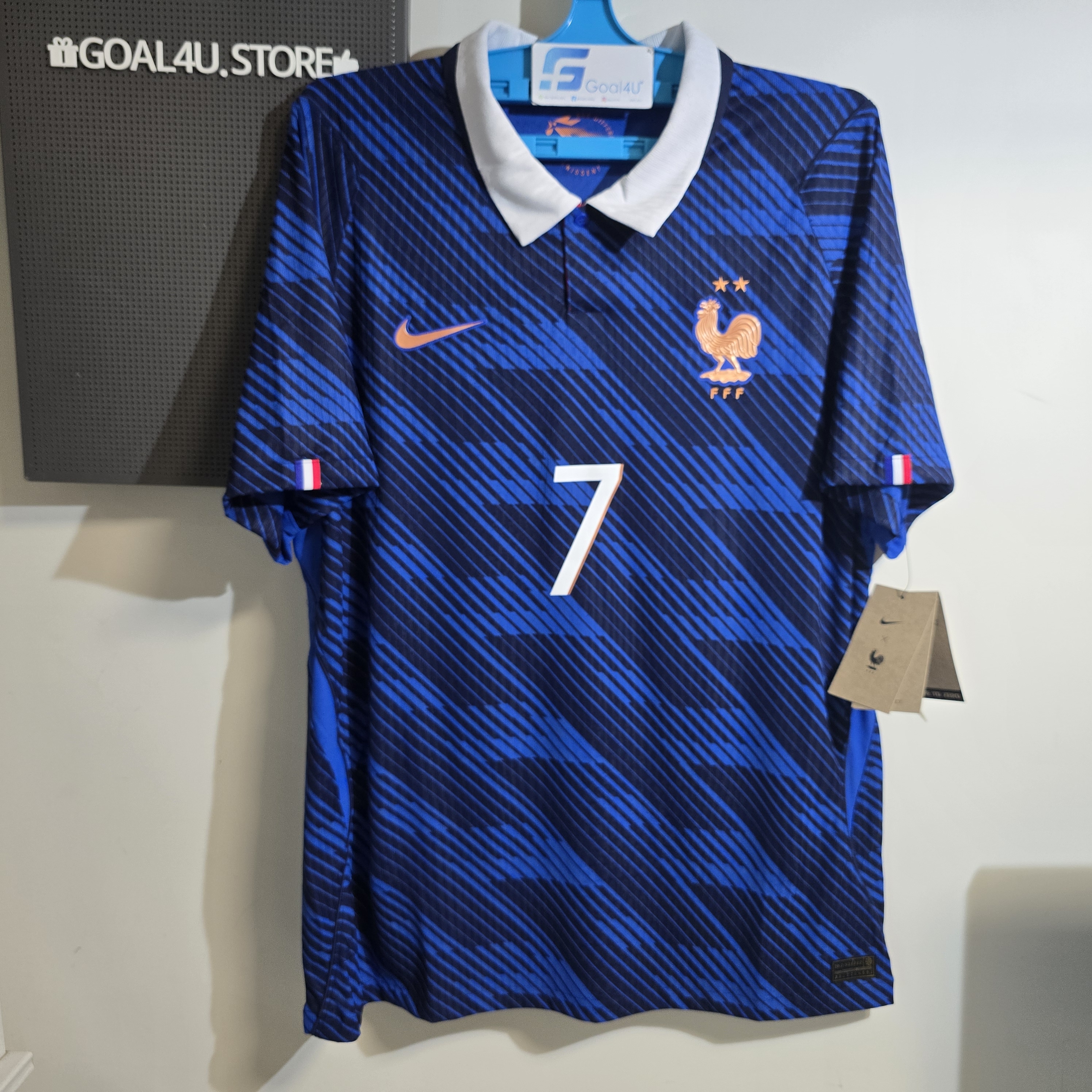 🗽致敬自由女神 Nike France 法國 2026-27 主場球員版球衣 (可加印字章) IB5158