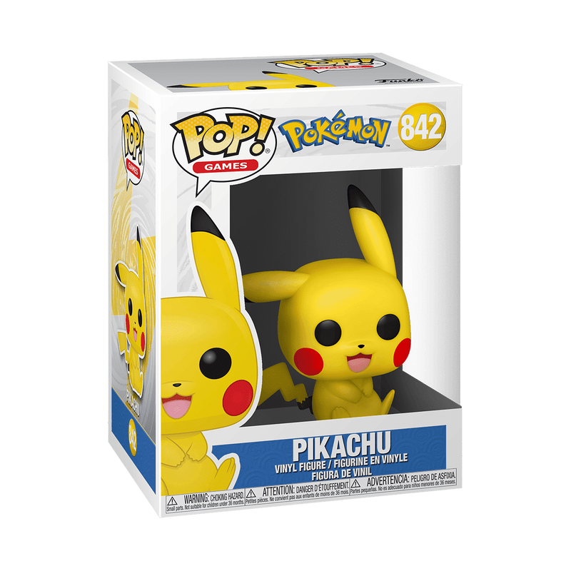 📦訂購 美國代購 Funko POP! Pokemon Pikachu Sitting Figure 寵物小精靈 比卡超 模型