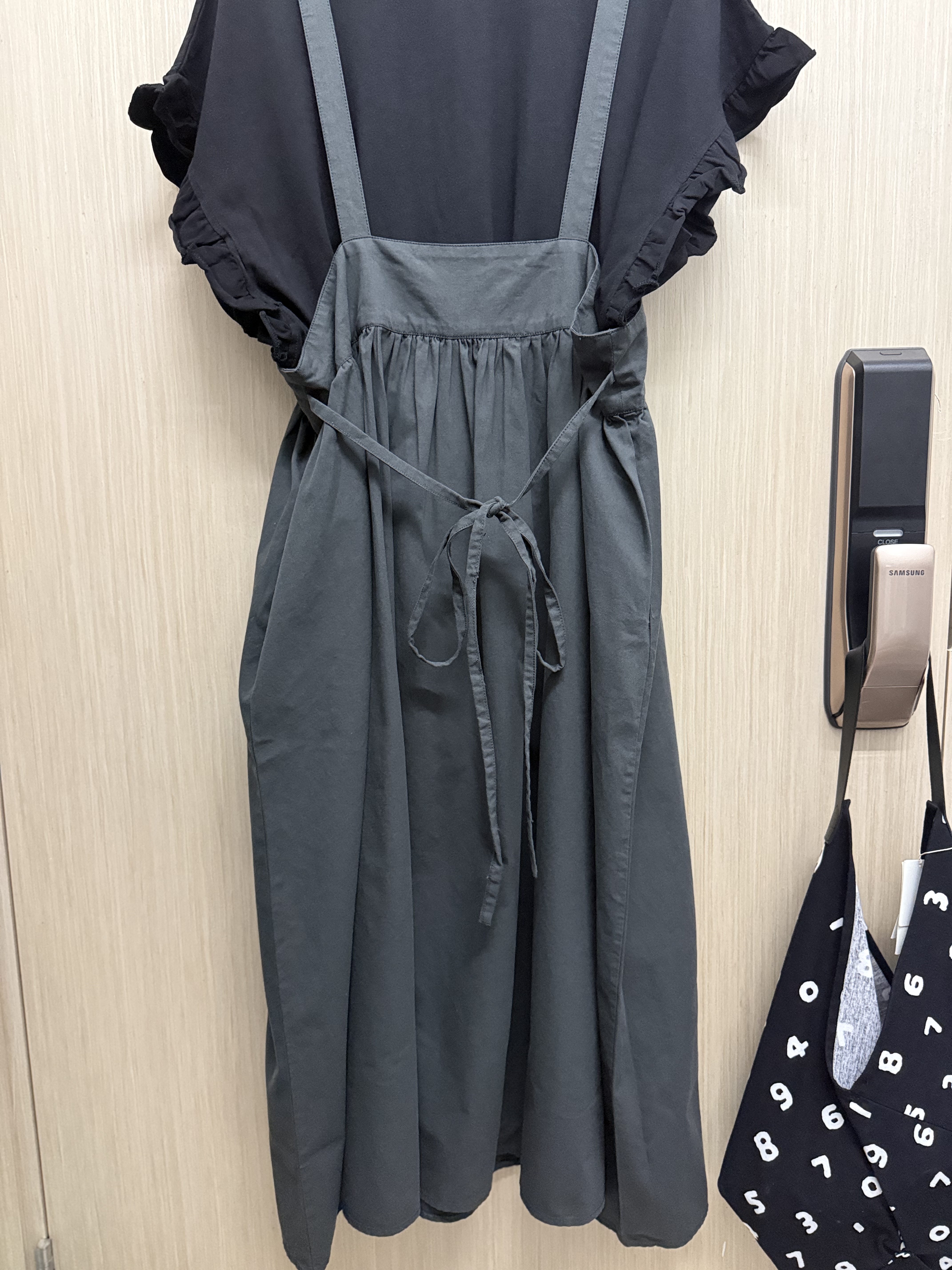 後綁結修腰吊帶𝐎𝐏𝐒（炭灰）