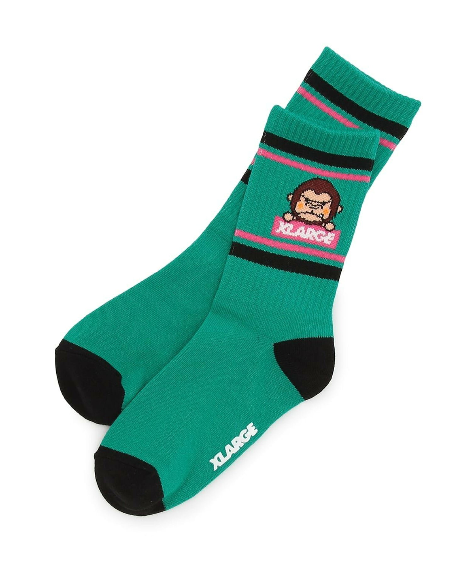 🆕【⭐訂購⭐】🇯🇵日本直送🌀#XLARGE KIDS 條紋短襪［3款選］🌀[ELFA-0097][260711]