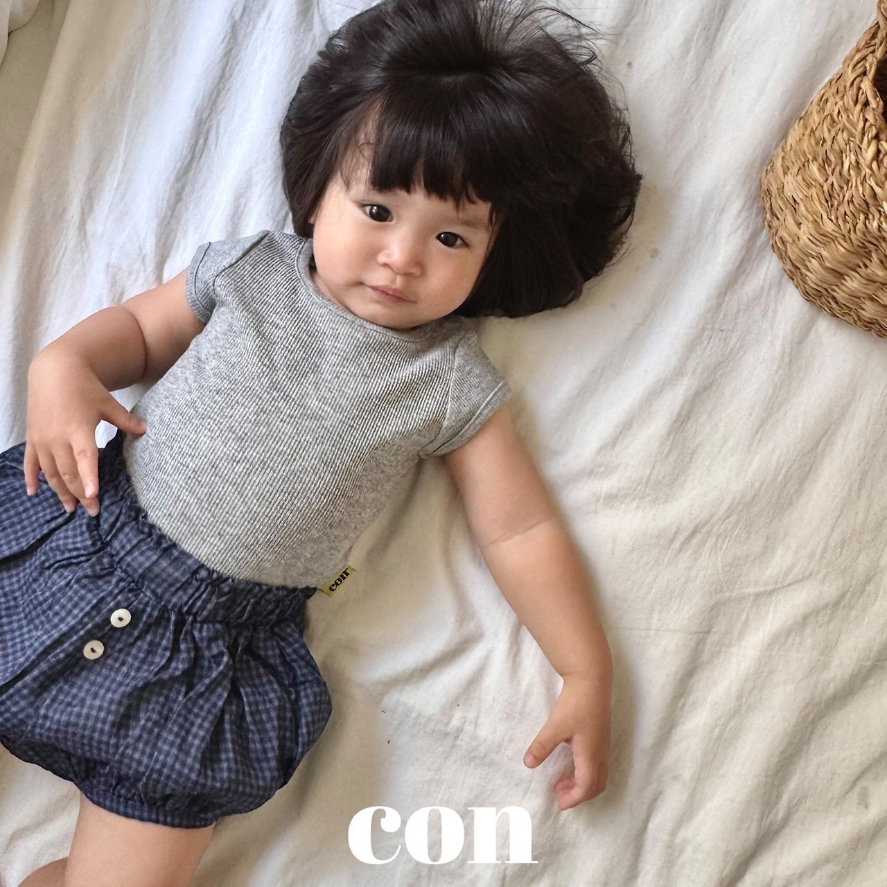 Con | Basic T(Grey size2(78-87)/Ivory size4(97-107)