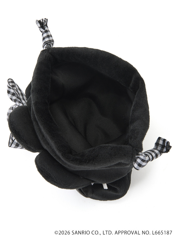 🎀【預訂】Black My Melody Valentine's Day Drawstring Bag