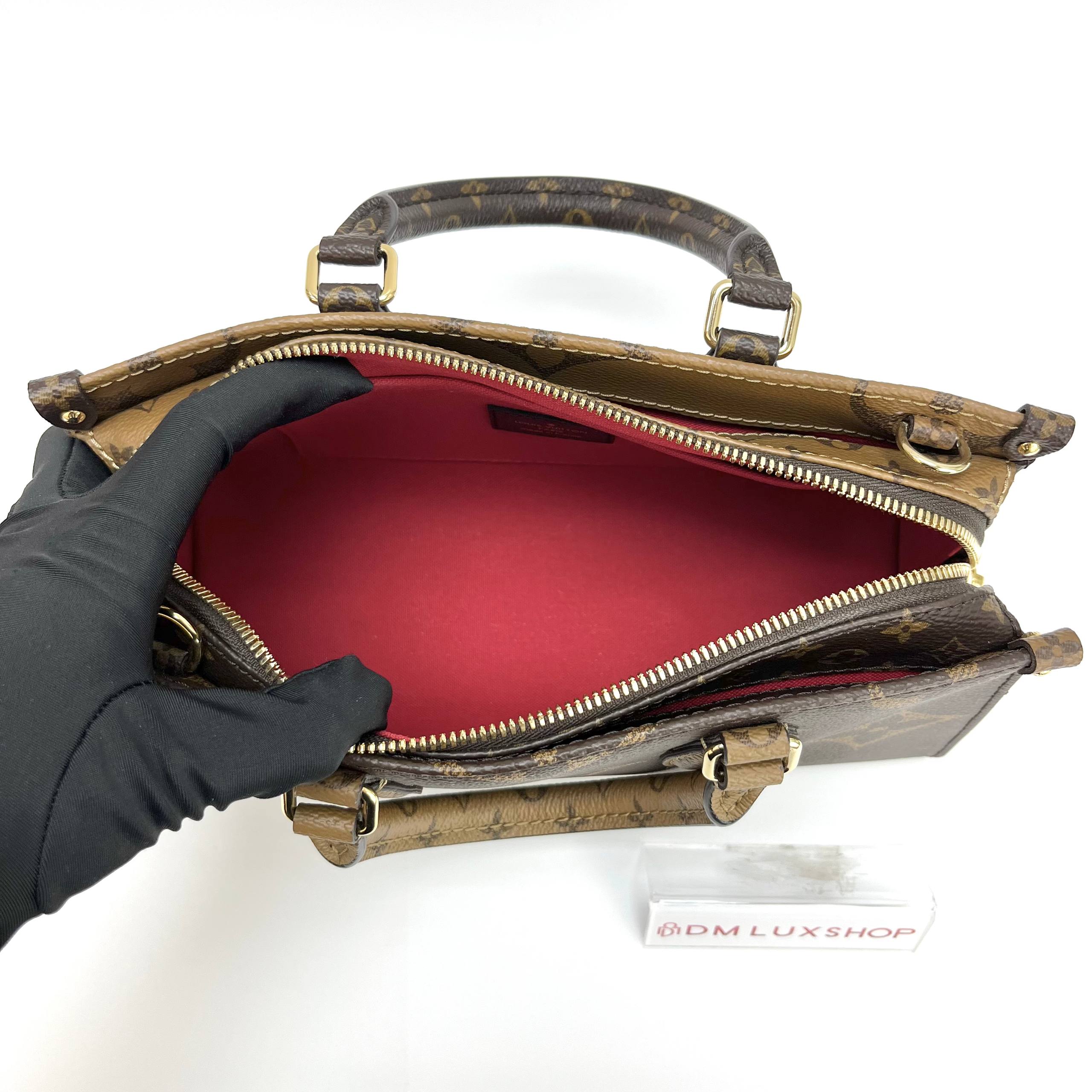 LV Reverse Monogram OnTheGo East West GHW