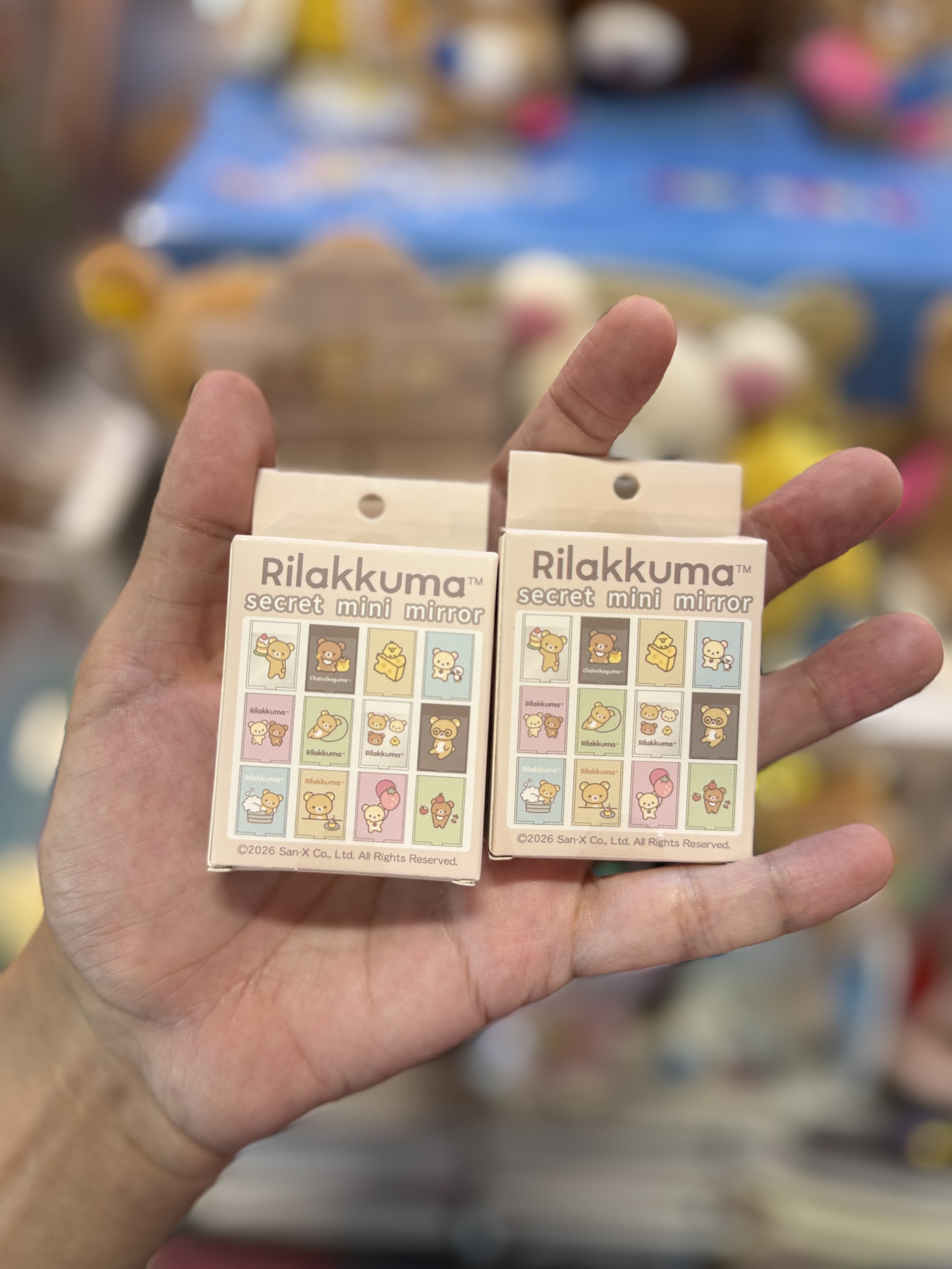 《現貨》全新new basic Rilakkuma系列 小鏡仔（盲盒抽）