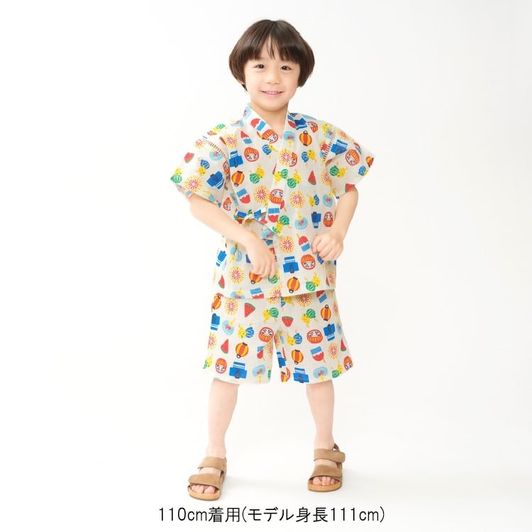 🆕【⭐訂購⭐】🇯🇵日本直送 🌀夏日祭典節慶主題 甚平套裝 🌀[ELEA-0263][260628]