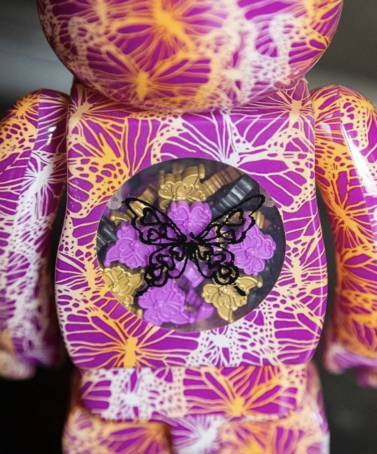 日本限量版limited edition BE@RBRICK atmos x ANNA SUI 100% & 400%