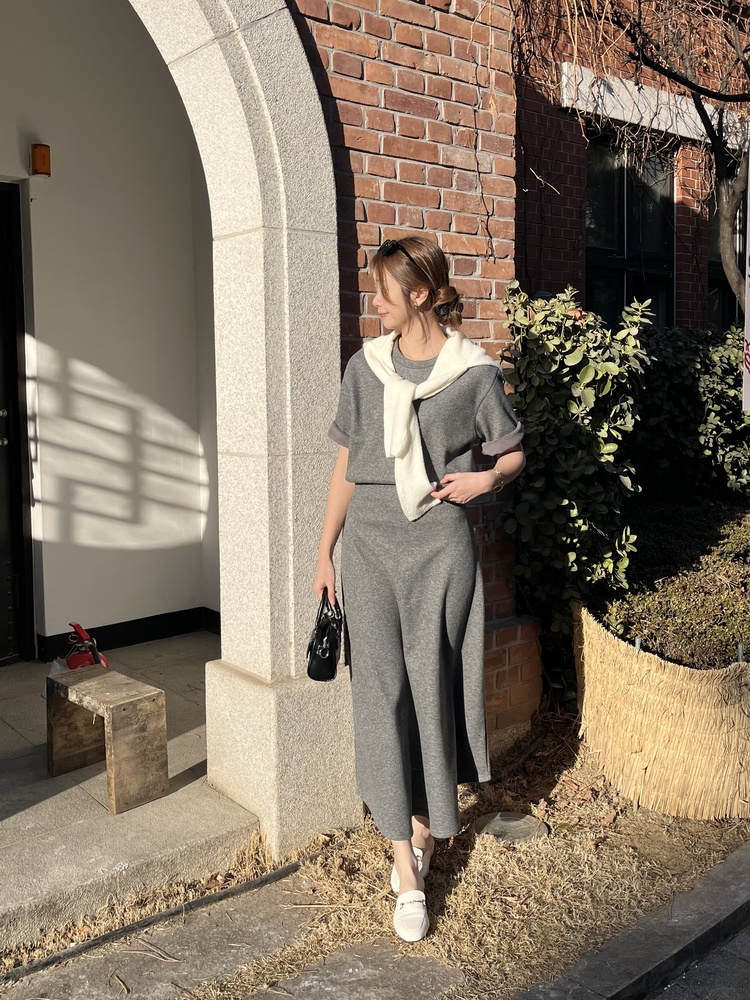 Brushed Cozy Lounge Set (Grey)