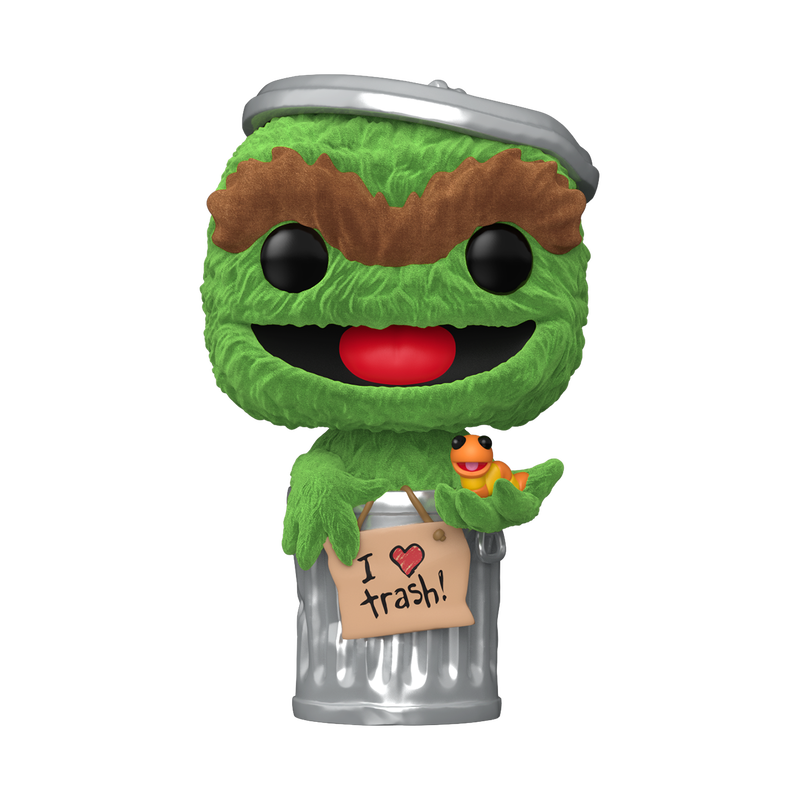 📦訂購 美國代購 Funko POP! SESAME STREET Oscar the Grouch (Flocked) Figure 芝麻街 植絨款 模型