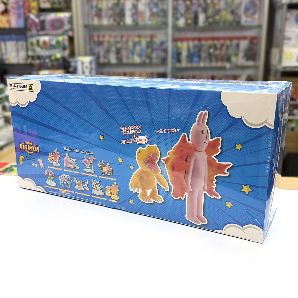(行版) Bandai BN FIGURE Q Digimon Adventure 數碼暴龍 x My Friend Rabbit 盲盒 (原盒8個) 