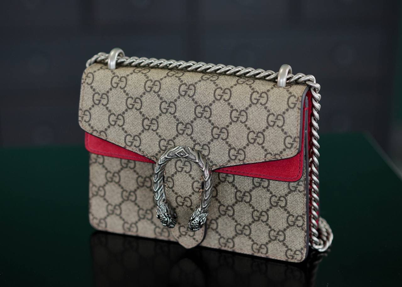 🥯GG Dionysus系列经典酒神 老花红 20cm GG家长青款，酒神里面的经典基础款 出镜率非常高 简直是穿搭利器 官方款号 421970 尺寸：20x15x5cm