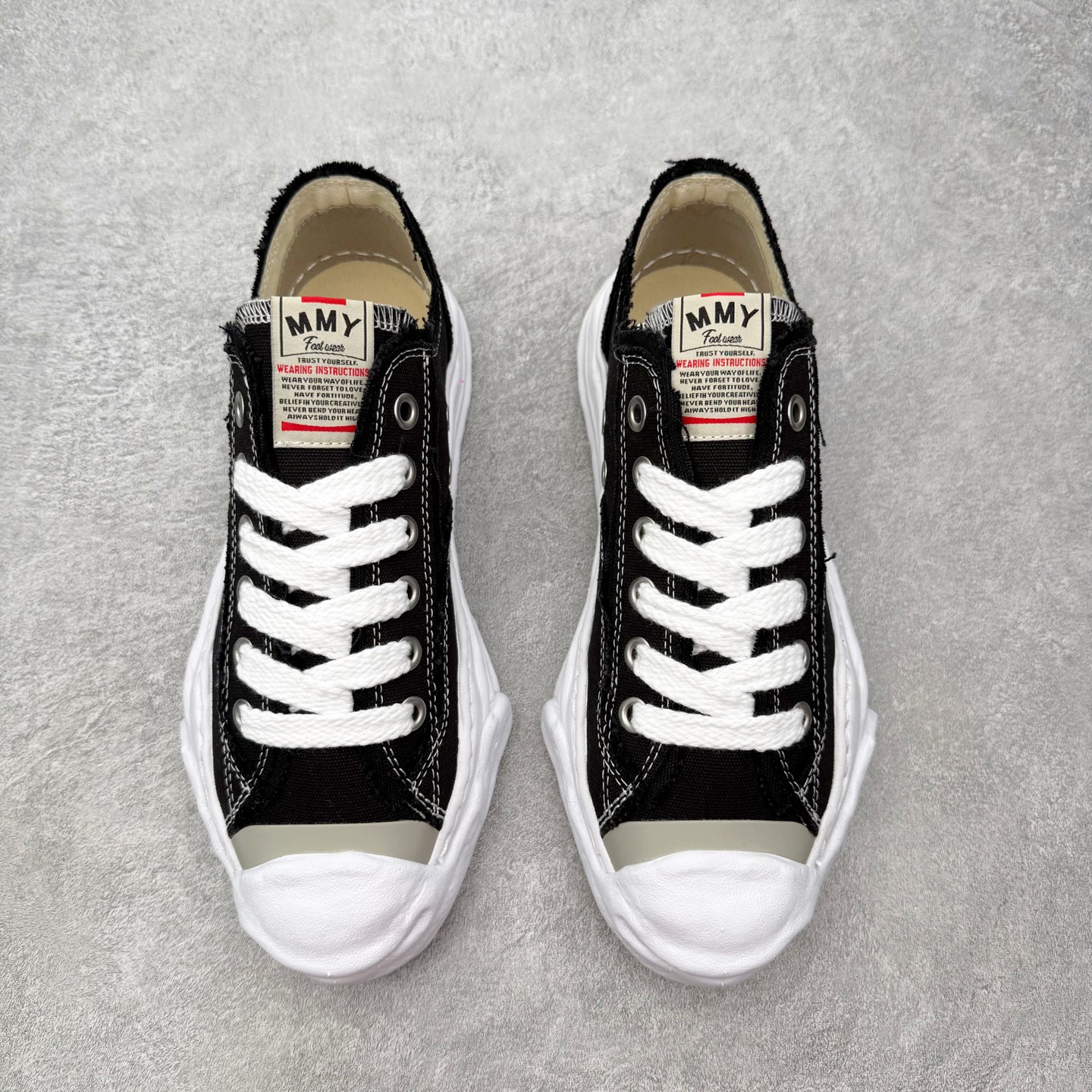 Maison Mihara Yasuhiro MMY "Hank" OG Sole Canvas Low-top Sneaker