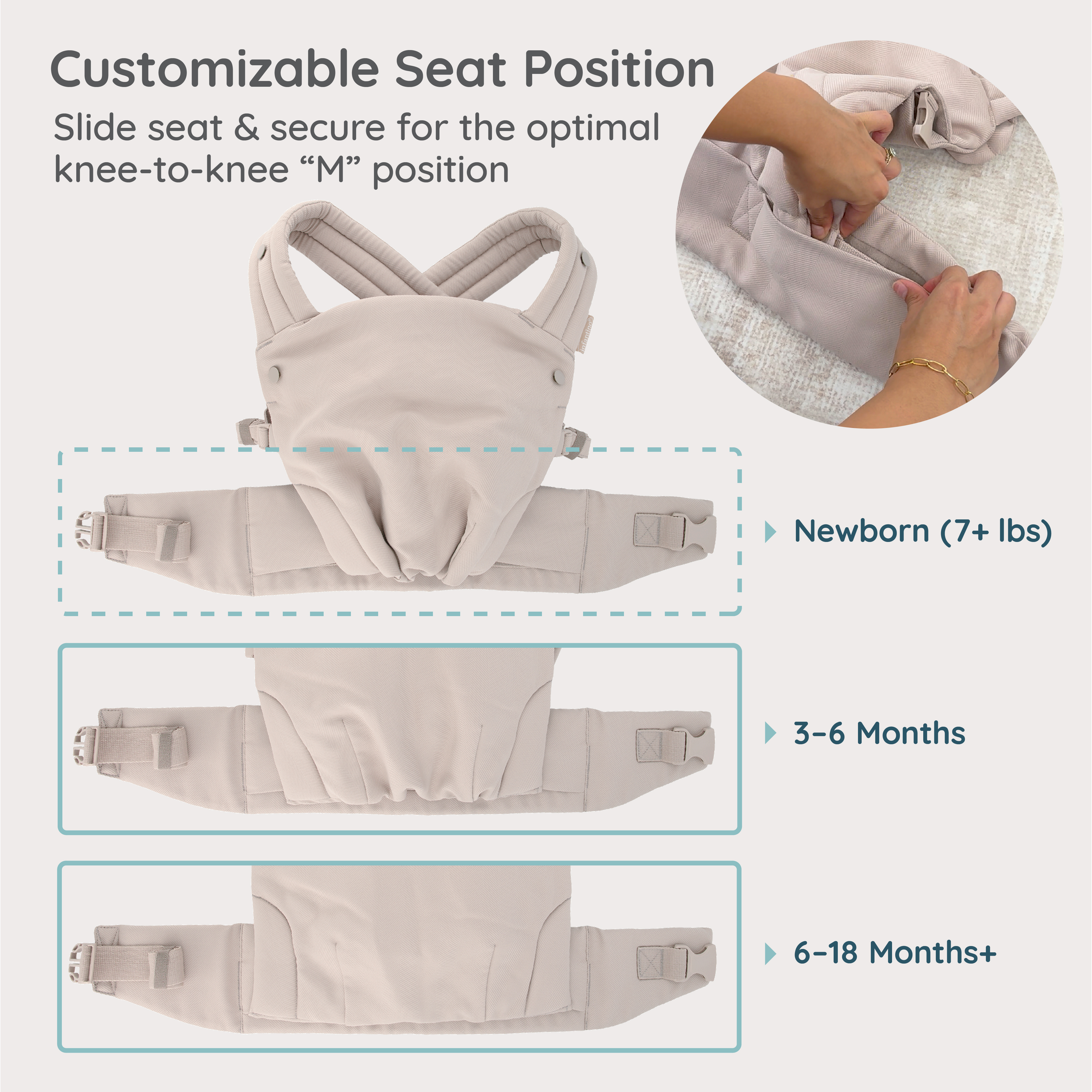 Honey Blossom 透氣揹帶　Honey Blossom Airy Baby Carrier