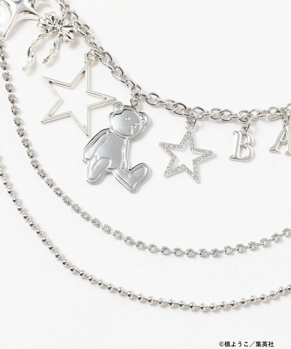 《Pre-Order》愛你寶貝 Triple Chain｜Ribbonりぼん 70周年 × BEAMS MANGART × Ray BEAMS (26177-P）