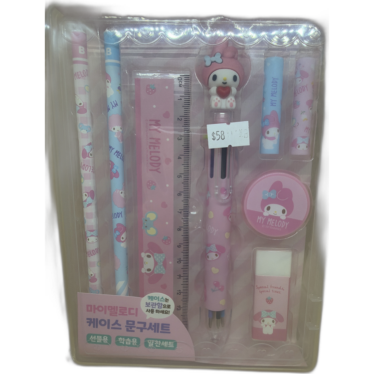 My melody 盒裝文具