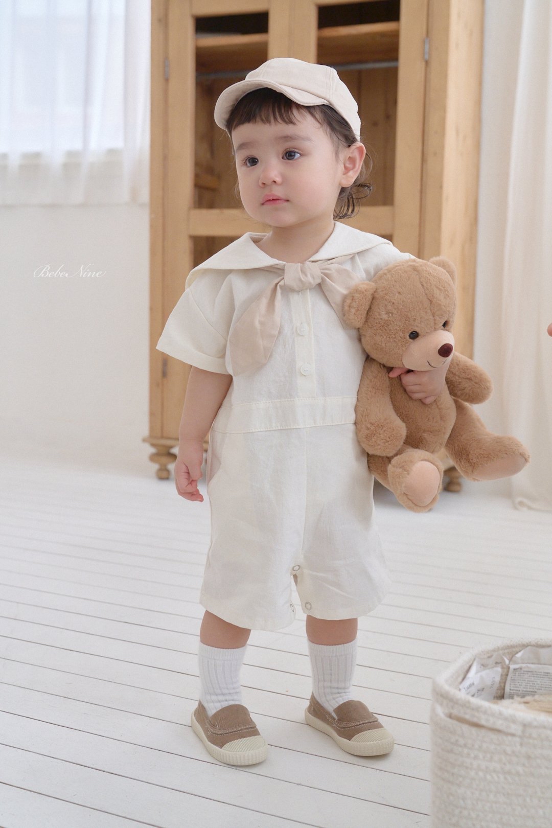 ☀️預訂 韓國直送☀️🇰🇷Bebenine兩色水手領巾短袖連身服