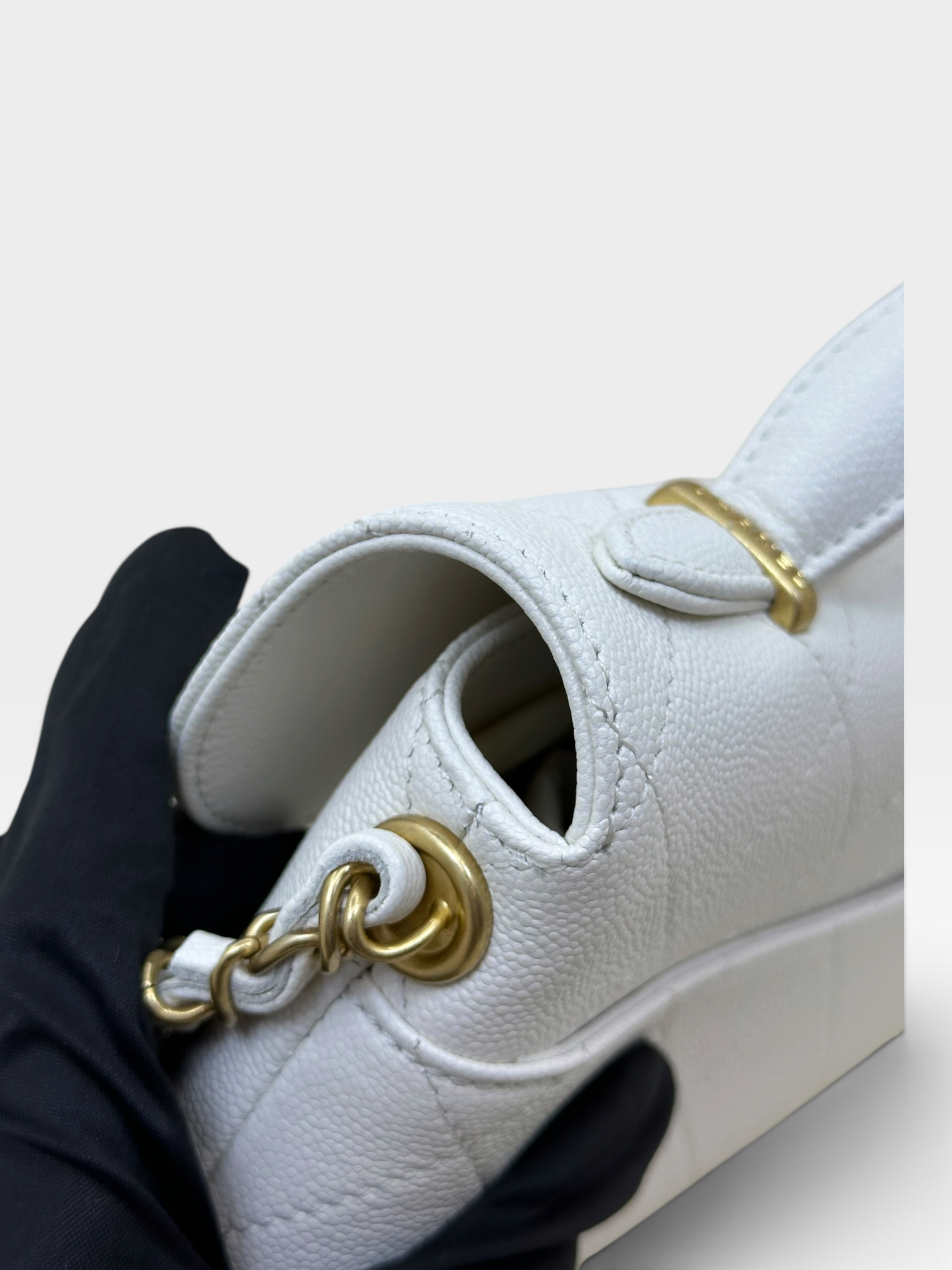 Pre-Owned CHANEL 25K Mini Top Handle Flap Bag / Product Code: K090405