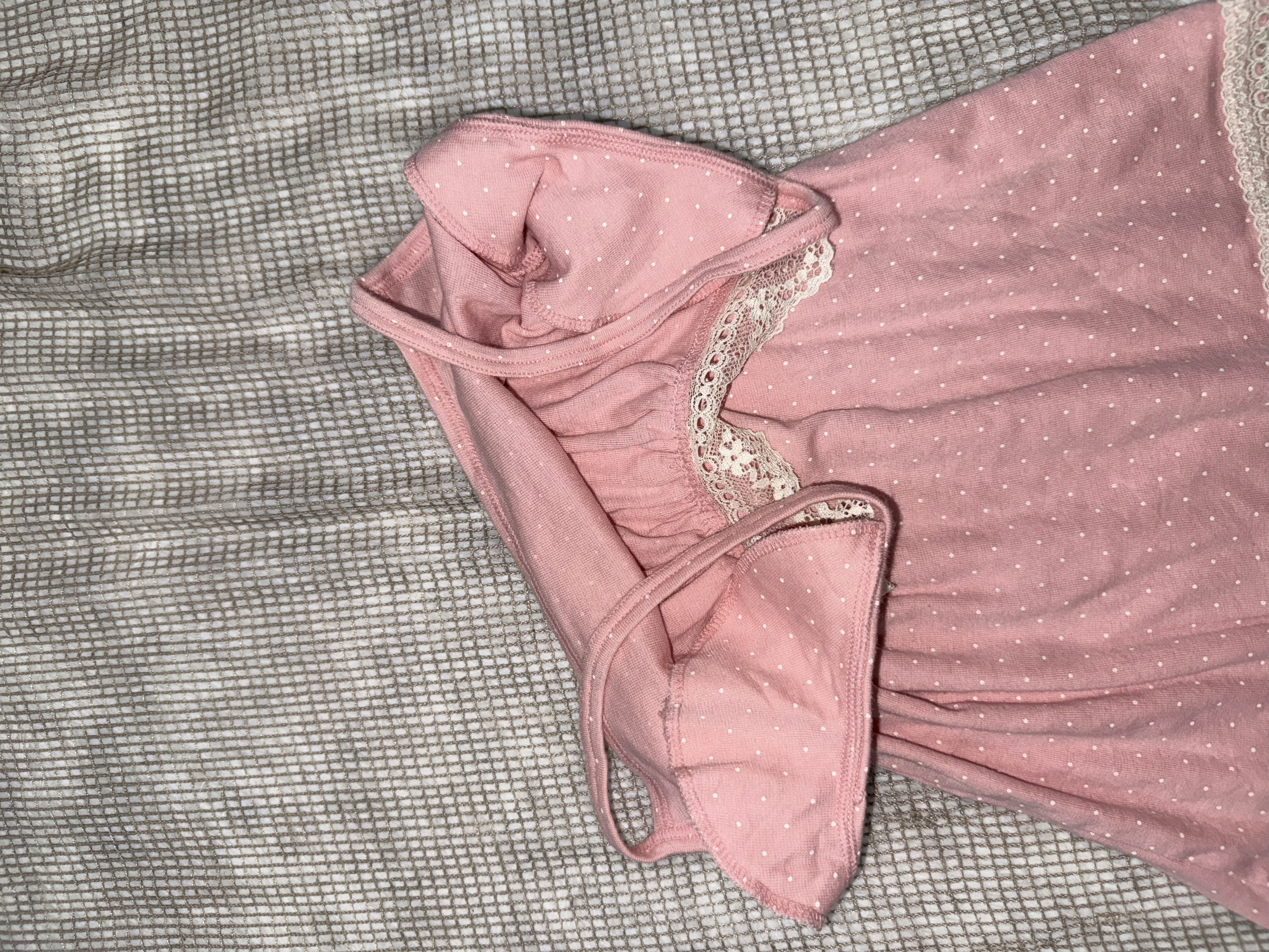 Blush Cotton-Blend Pointelle Cami