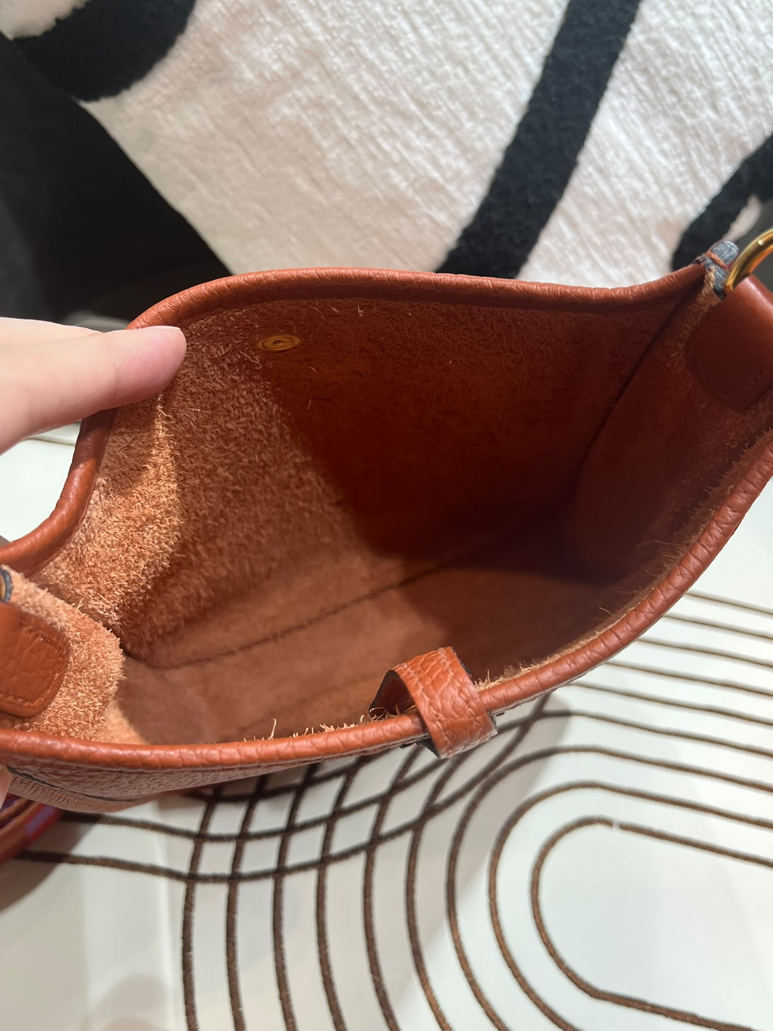 Hermes mini evelyne ,STAMP U,6C 古銅牛皮 100%Authentic,98%new ✅原裝織紋肩帶✅dust bag  