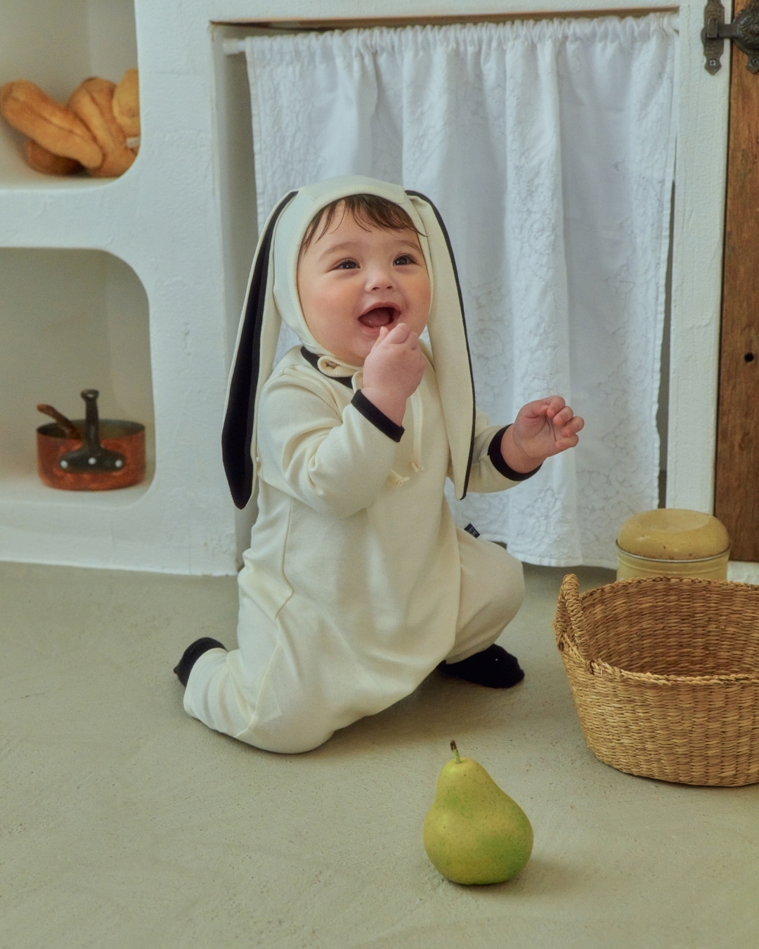 🇰🇷Oottbebe suit+bonnet