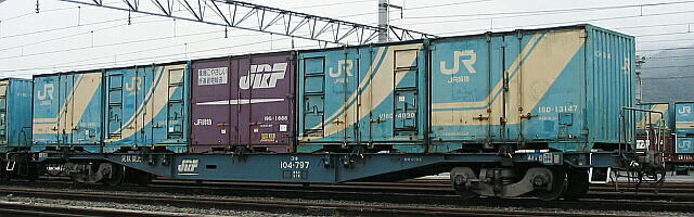 TOMIX 3307 JR 18D形コンテナ(5個入) N-scale 集裝箱