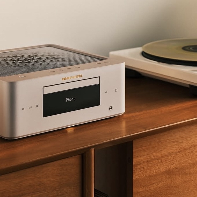 Marantz MCR 60n DAB Compact All-in-One Hi-Fi System Powered by HEOS™ with CD Player, HDMI eARC and MM Phono Stage