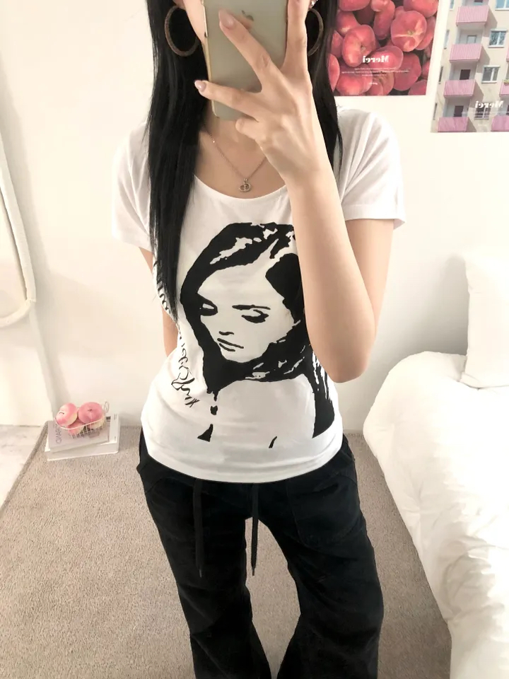 Hooded Slim-Fit Graphic Tee