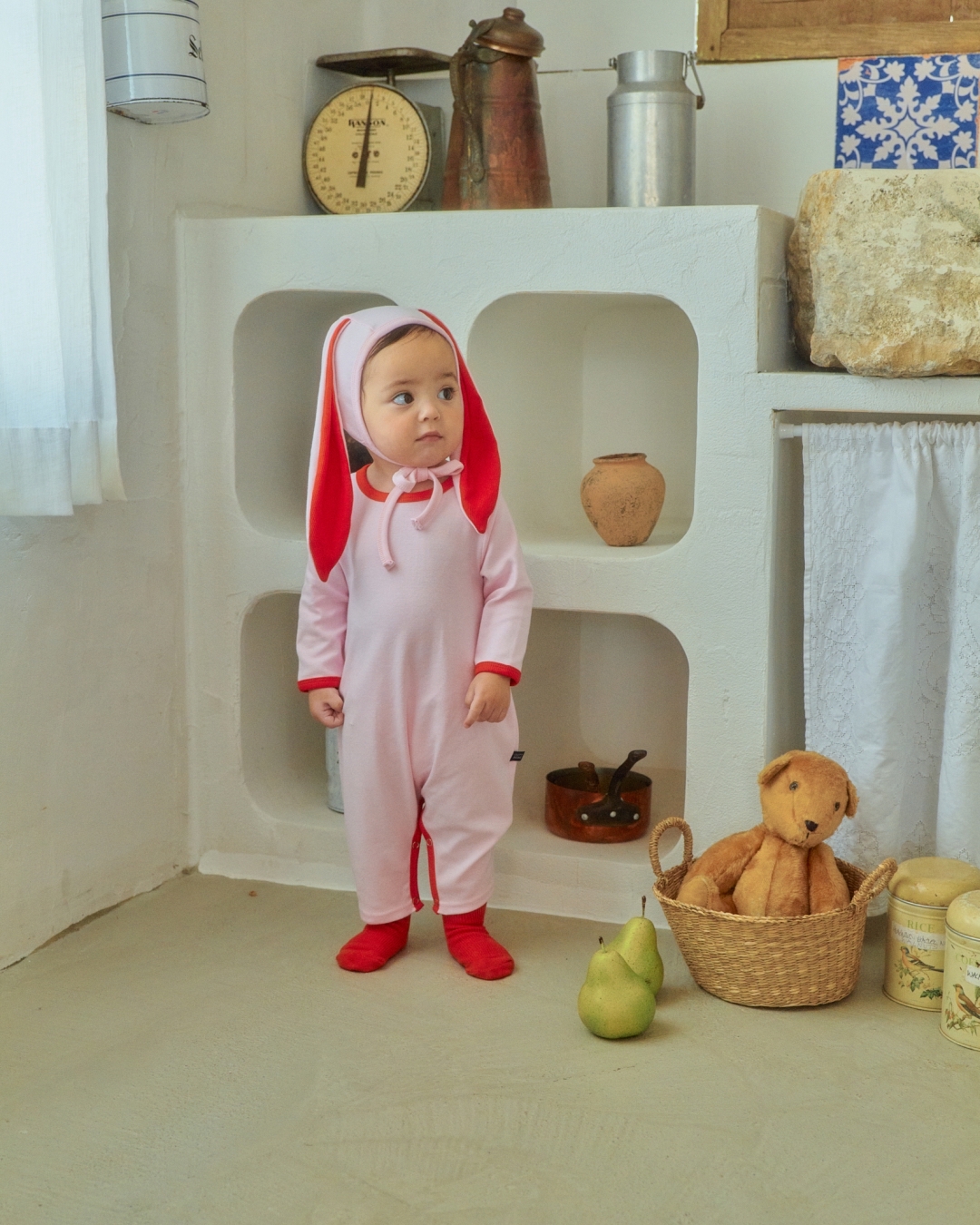 🇰🇷Oottbebe suit+bonnet