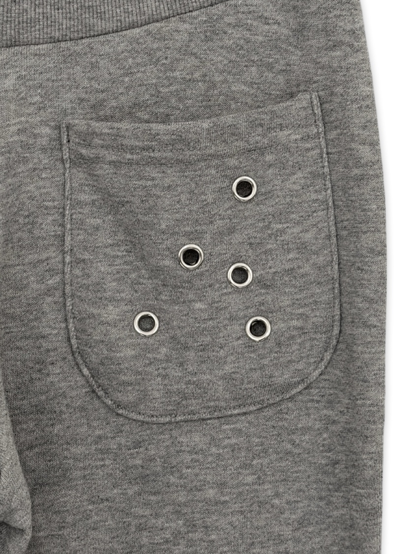 Eyelet Pocket Low Bootcut Pants