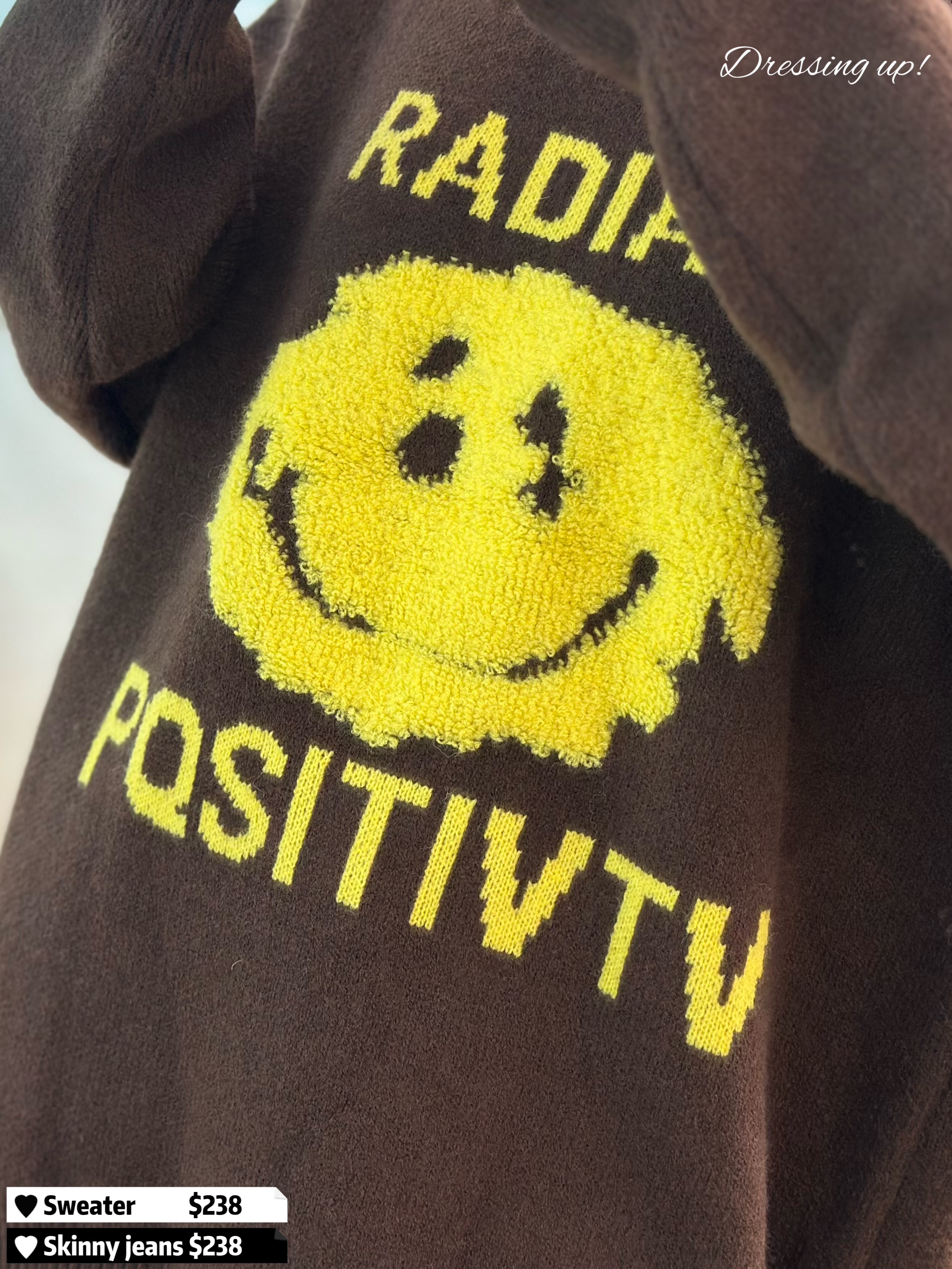 調皮玩味｜笑哈哈針織冷衫