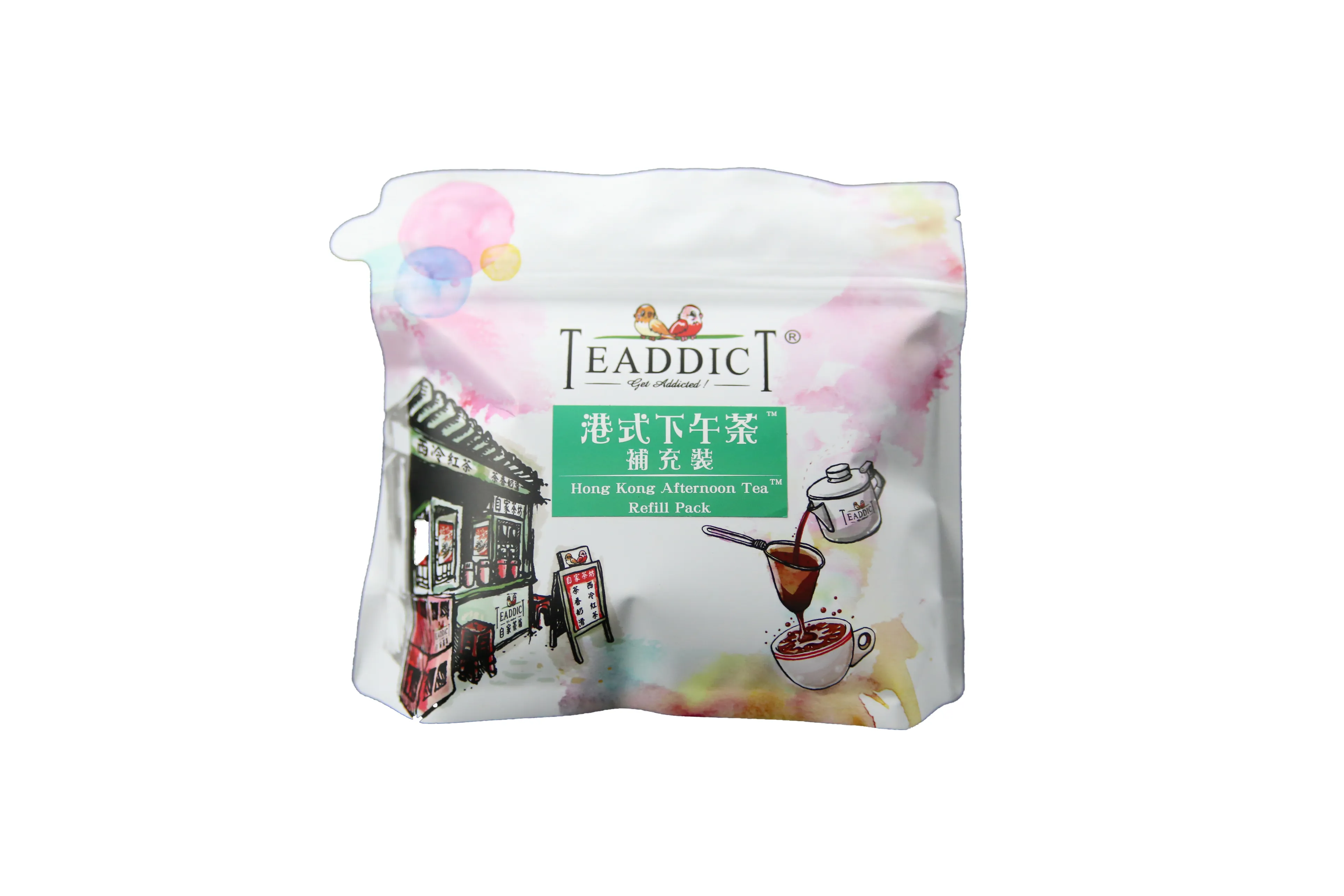 Teaddict「港式早餐茶」"特濃"︱"港式奶茶" 專用茶膽 補充裝250克